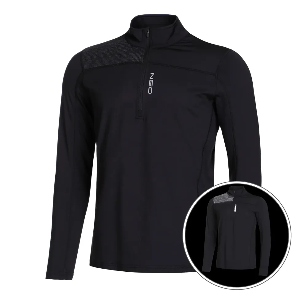 NEO Warm Light Lauftop Herren - Schwarz