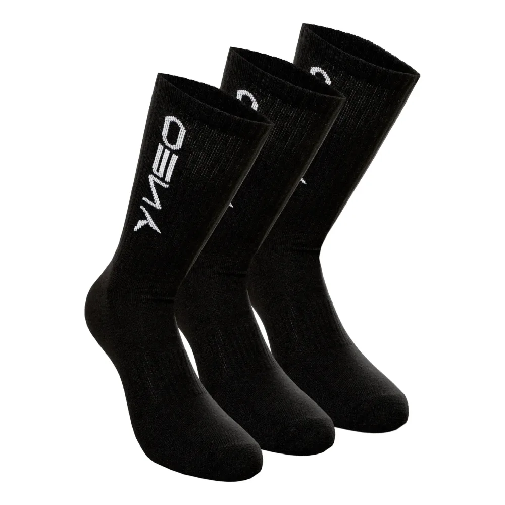 NEO Long Sportsocken 3er Pack - Schwarz