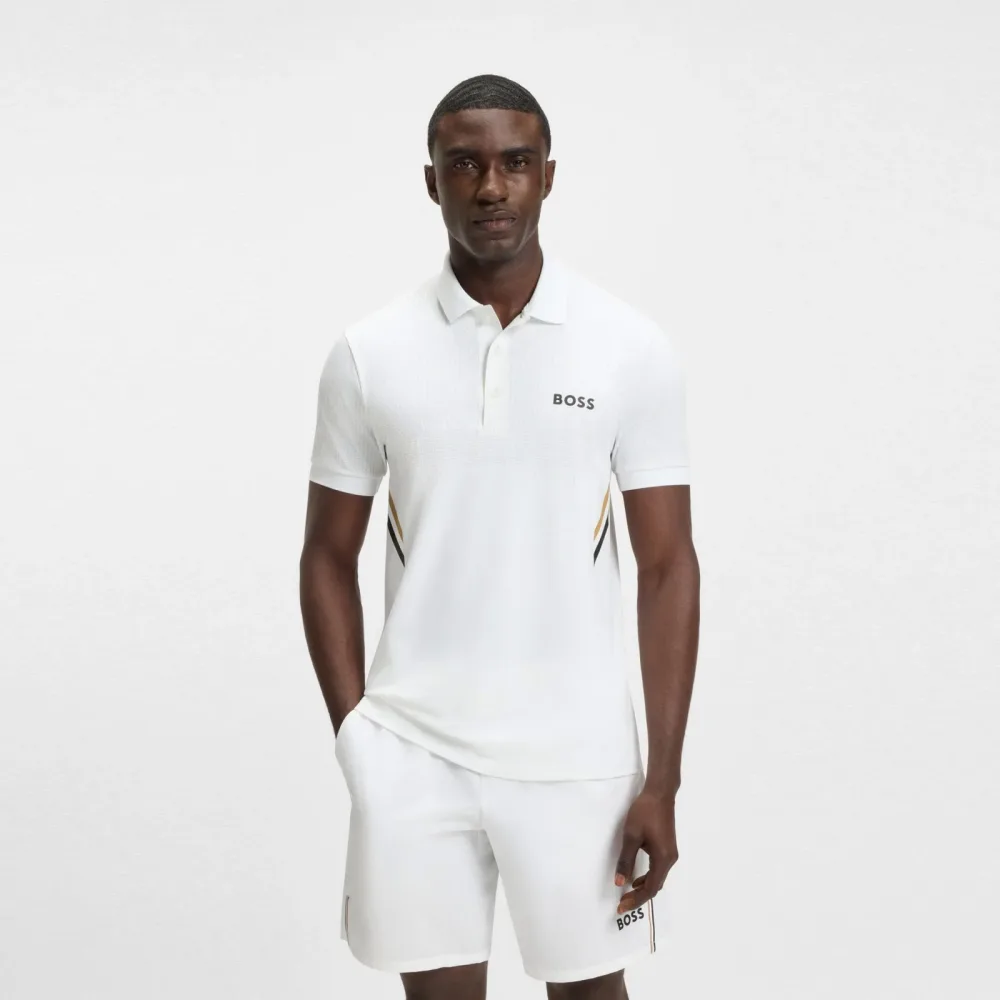 BOSS Paule TOC Polo Herren - Weiß