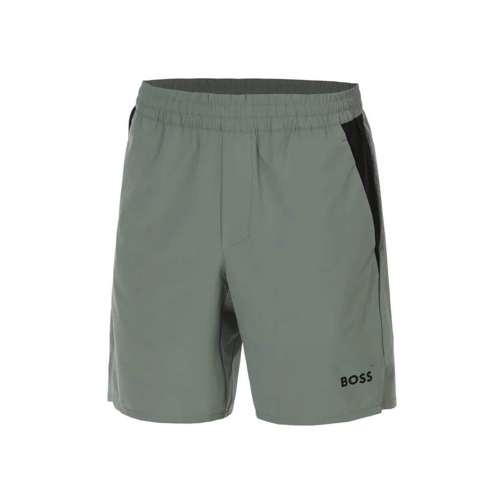 BOSS Match 9in Shorts Herren - oliv