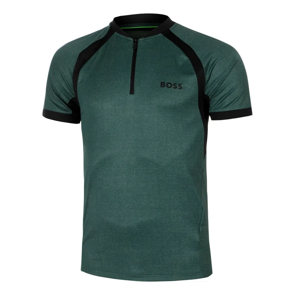 BOSS Matchball Polo Herren - oliv