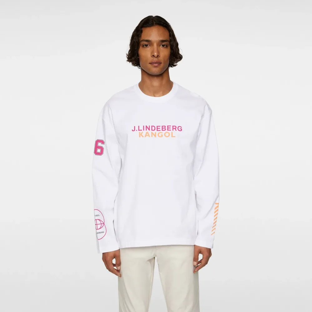 JLindeberg Kangol Davie Longsleeve Herren - Weiß