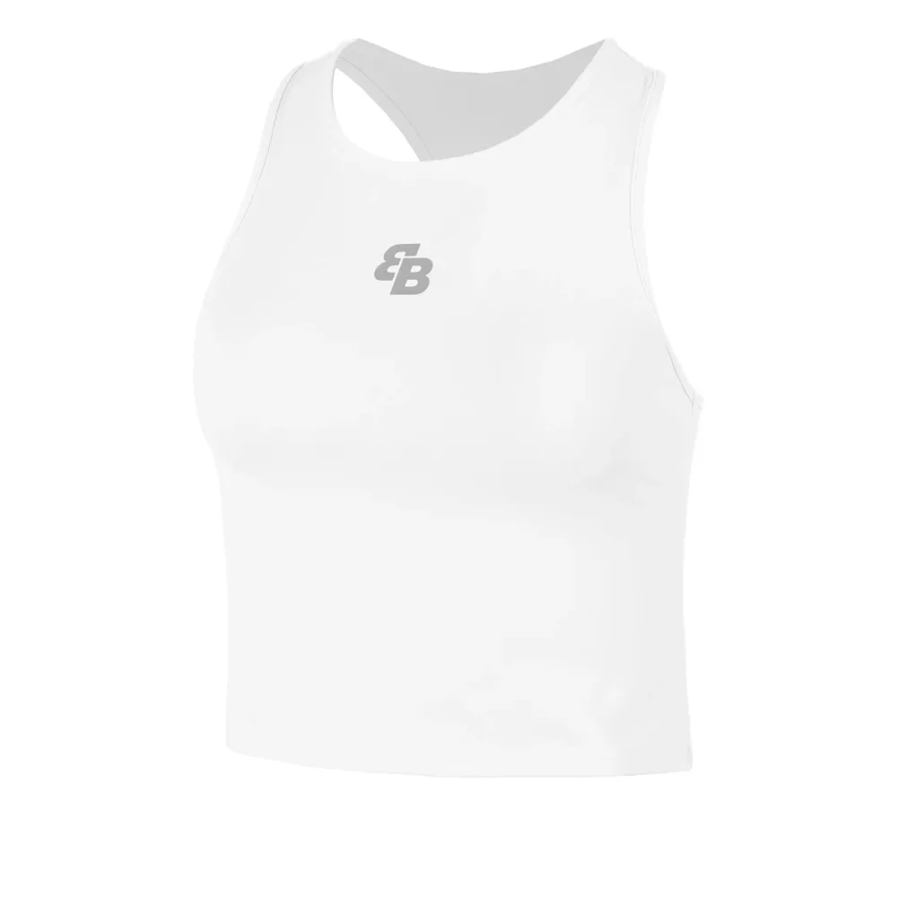 BB by Belen Berbel Basica Corta Tank - Top Damen Weiß