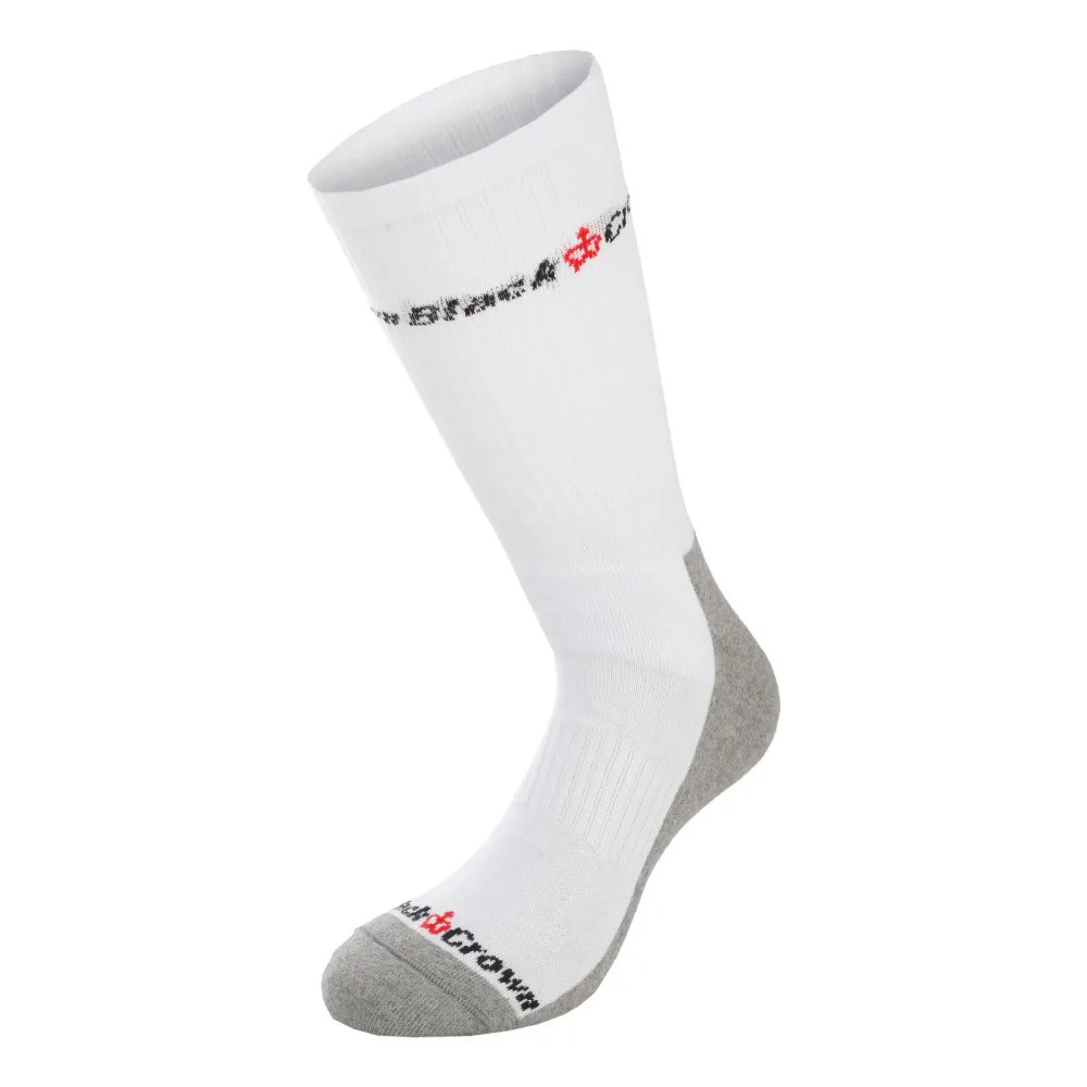 Black Crown Sportsocken - Weiß, Grau