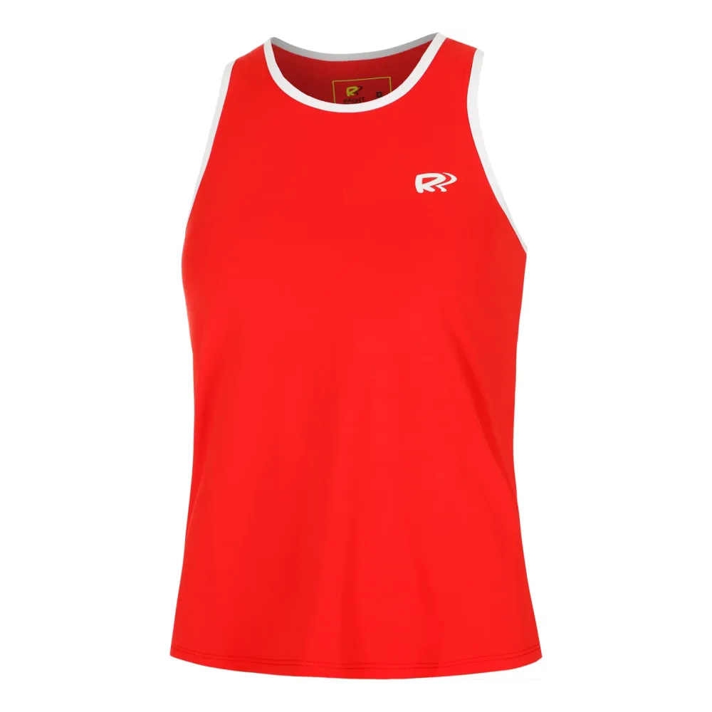 Racket Roots Teamline Racerback Tank-Top Damen-Rot