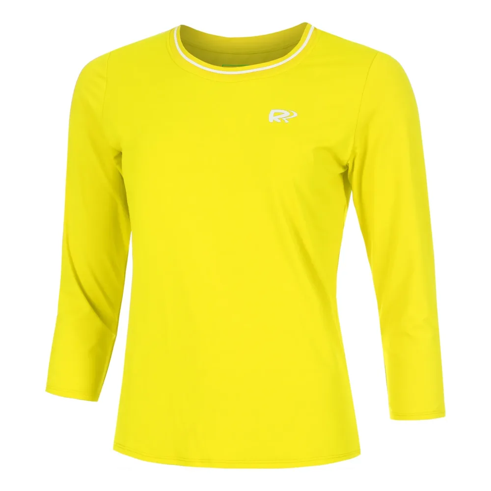 Racket Roots Teamline Longsleeve Damen-Gelb