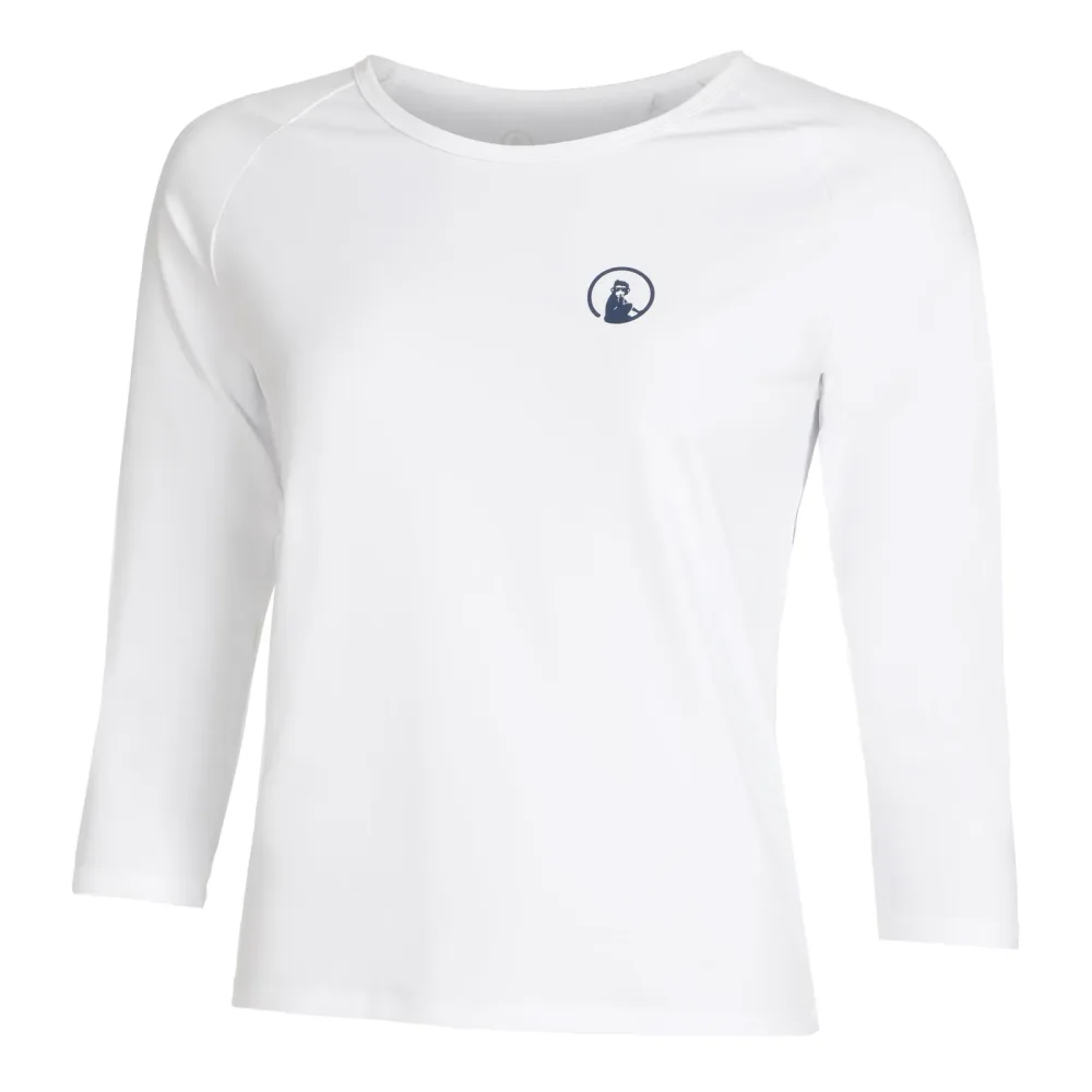 Quiet Please Mixed Longsleeve Damen - Weiß