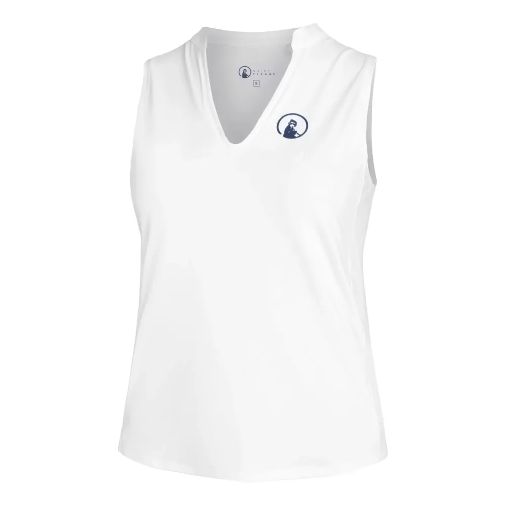 Quiet Please Slice Tank - Top Damen Weiß