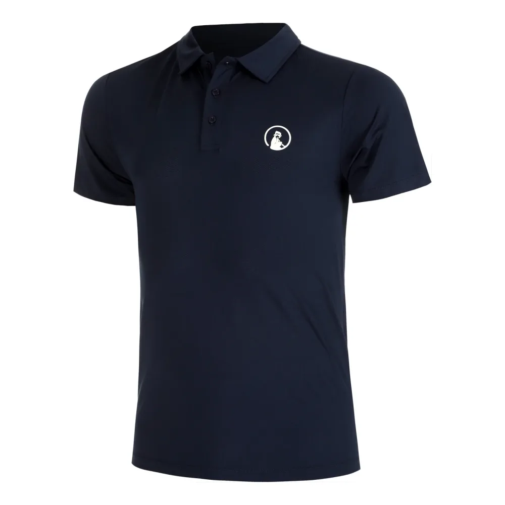 Quiet Please Tournament Polo Herren-Dunkelblau