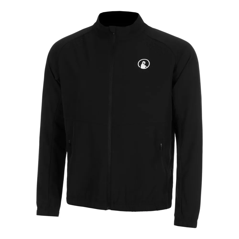 Quiet Please Return Trainingsjacke Herren-Schwarz