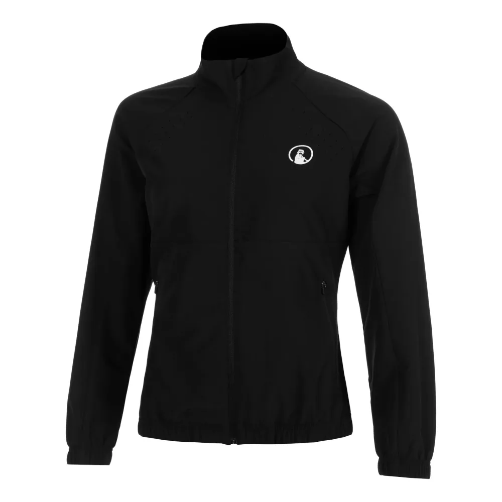 Quiet Please Return Trainingsjacke Damen-Schwarz