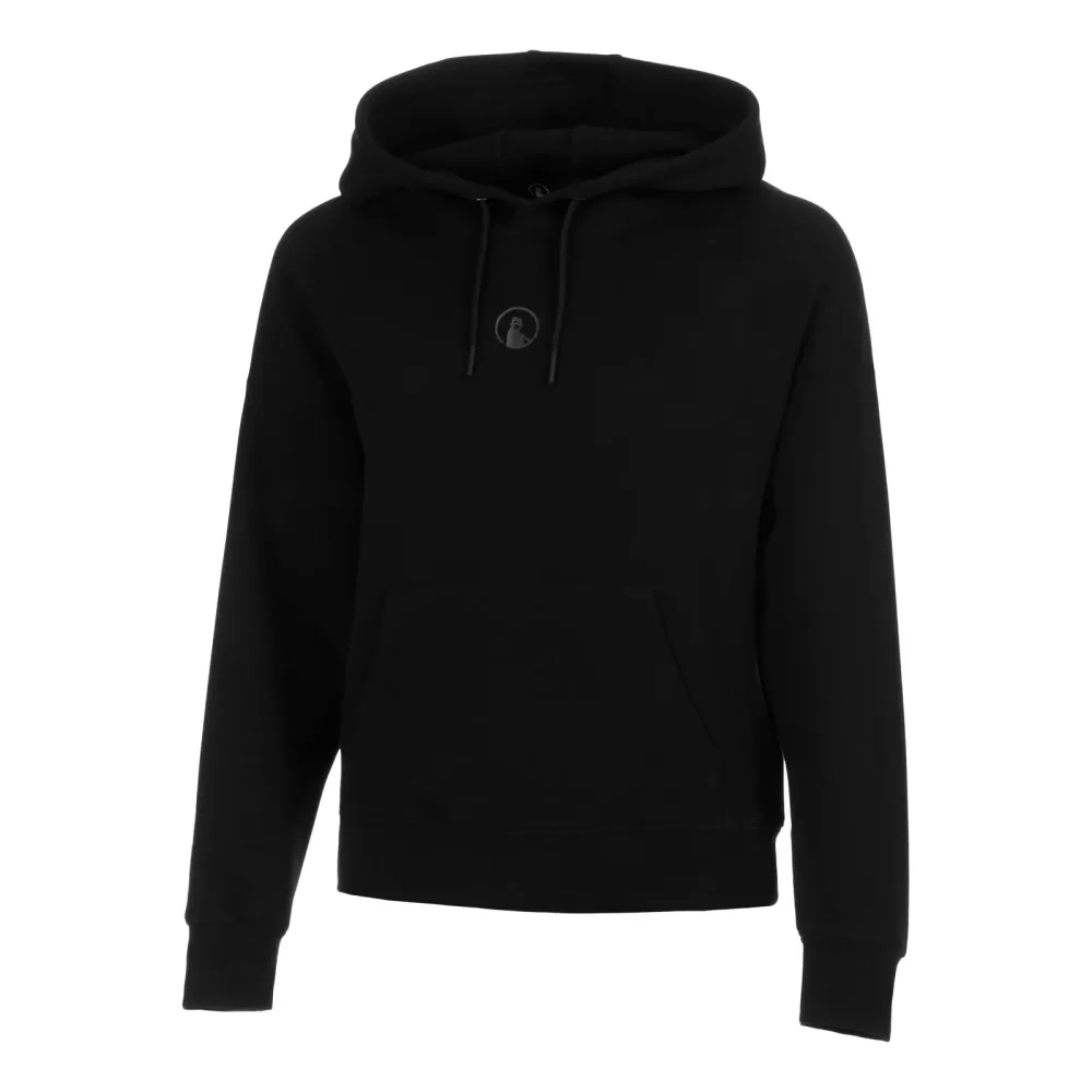 Quiet Please Tonal Core Hoody Damen-Schwarz