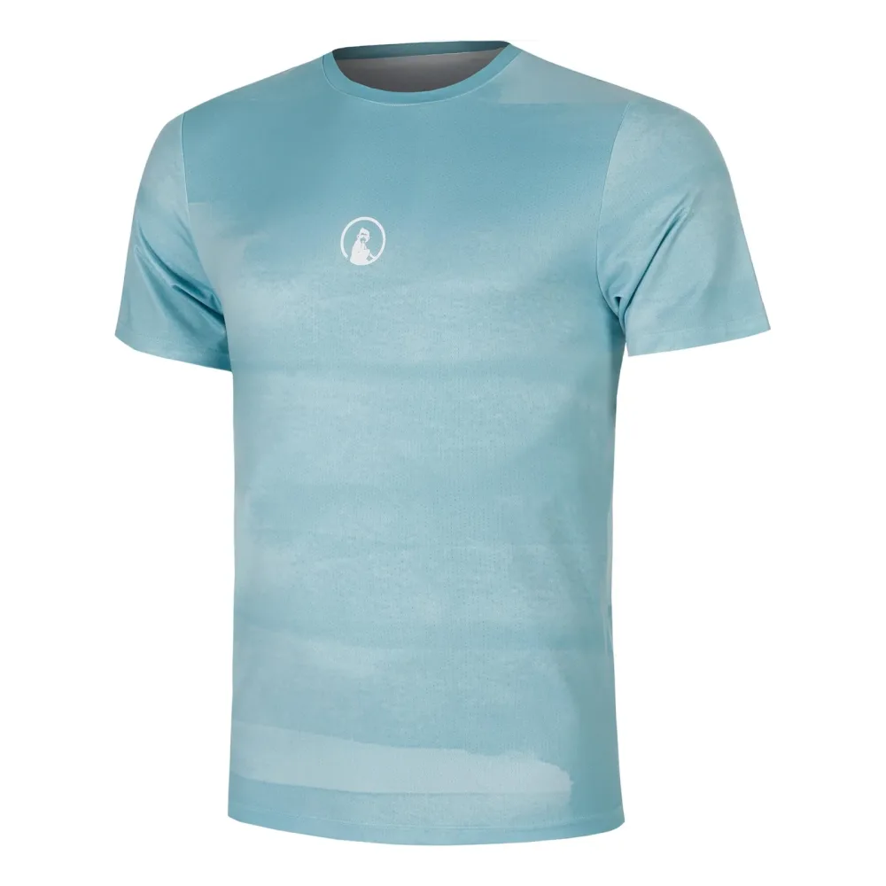 Quiet Please Create Receiver Wipe T - Shirt Herren Hellblau, Weiß
