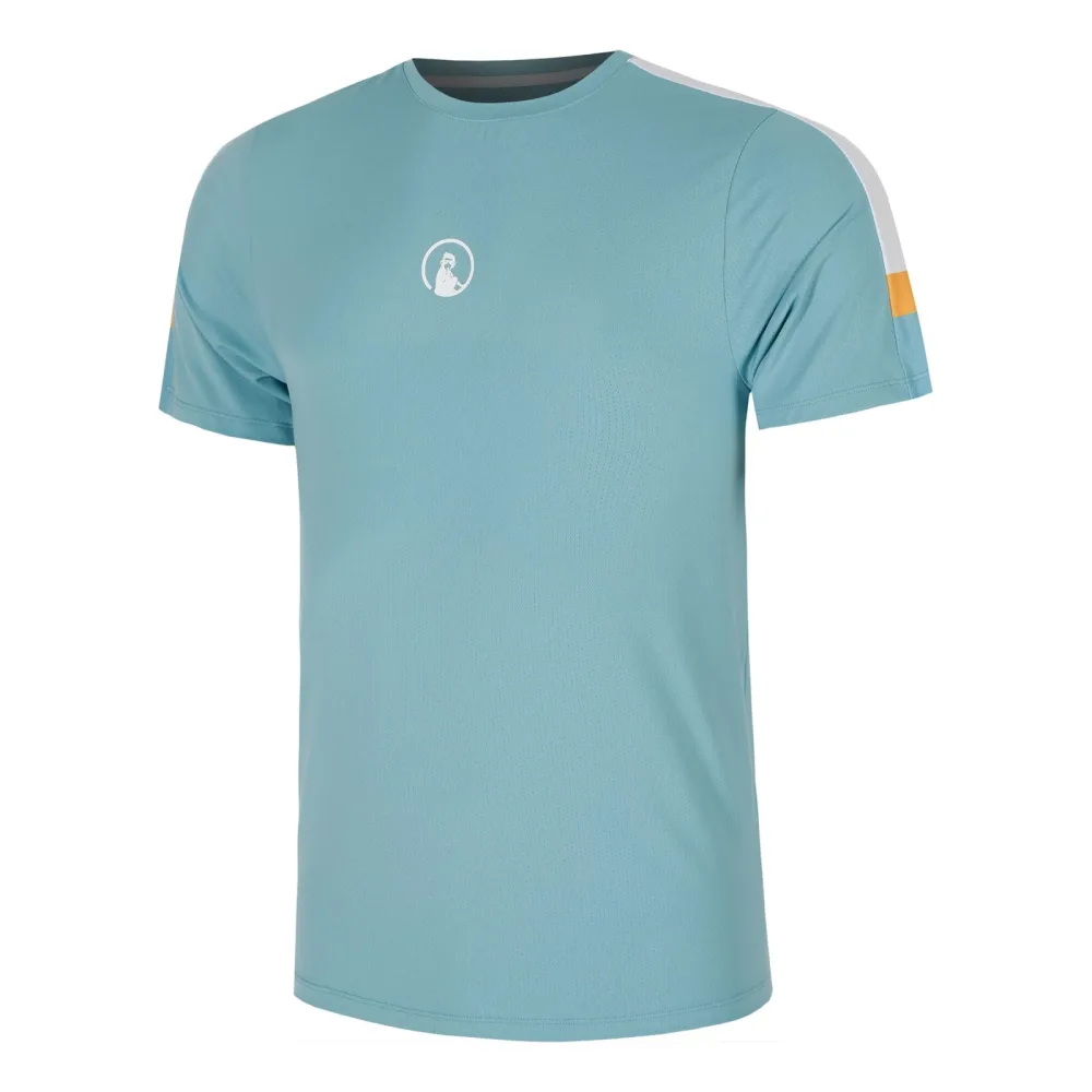 Quiet Please Endlessly Receiver Hori T-Shirt Herren-Hellblau,Mehrfarbig