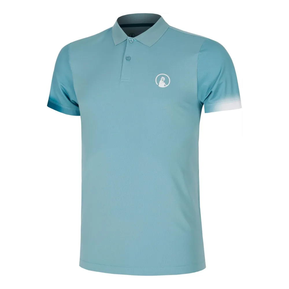 Quiet Please Create Tournament Polo Herren-Hellblau,Mehrfarbig