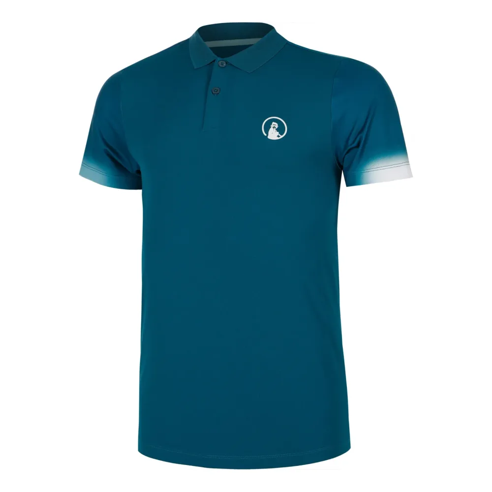 Quiet Please Create Tournament Polo Herren - Petrol, Mehrfarbig