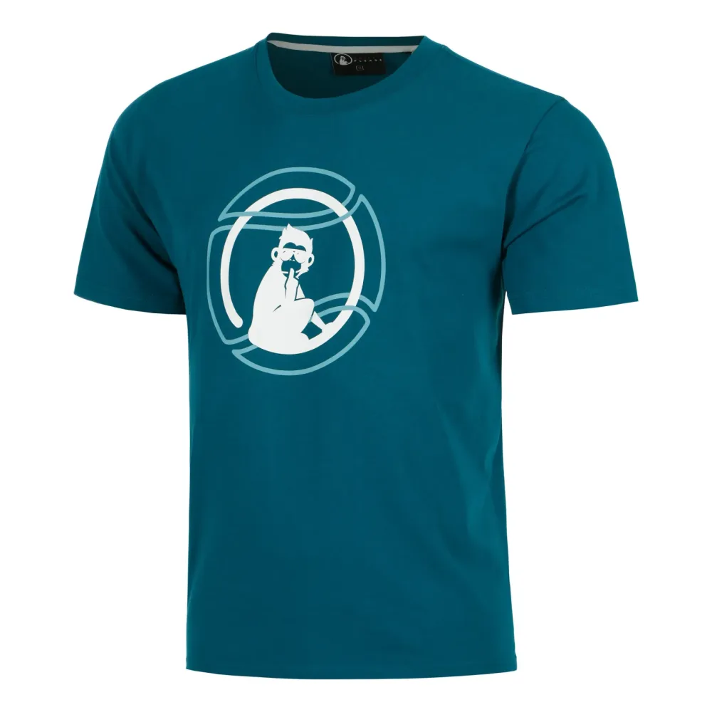 Quiet Please Create Bracket T-Shirt Herren-Petrol,Mehrfarbig