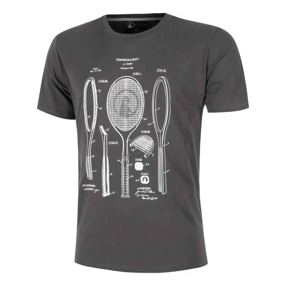 Quiet Please Endlessly Rackitecture T-Shirt Herren-Anthrazit,Weiß
