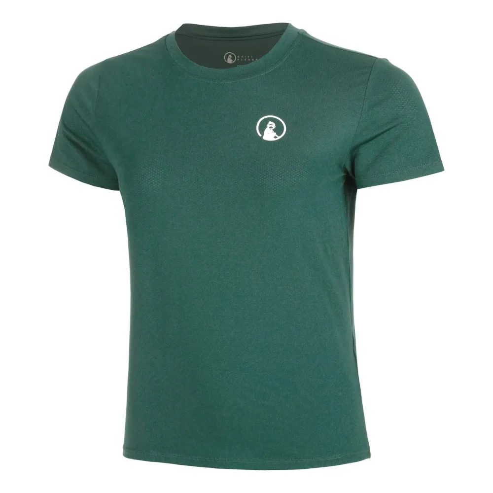 Quiet Please Retriever T-Shirt Damen-grün
