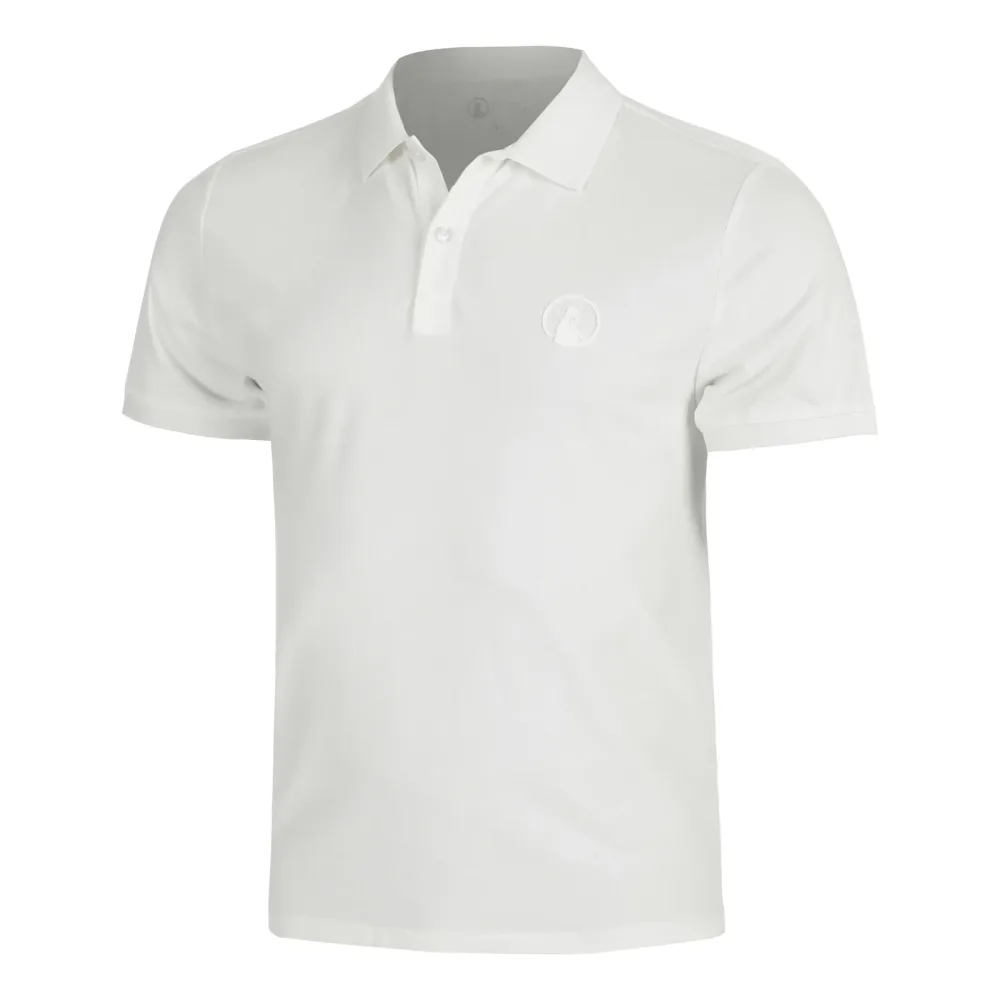 Quiet Please Tonal Core Polo Herren - creme