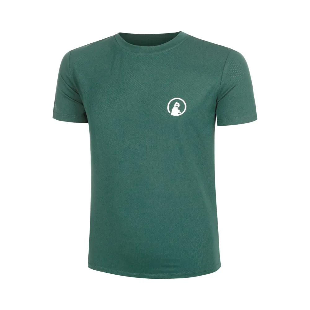 Quiet Please Receiver T-Shirt Jungen - grün, weiß