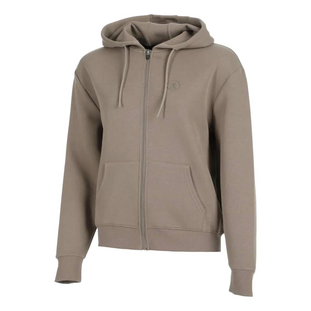 Quiet Please Tonal Core Zip Sweatjacke Damen - grau, braun