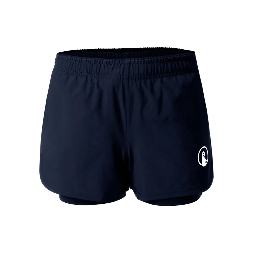 Quiet Please Point 2in1 Shorts Mädchen-dunkelblau