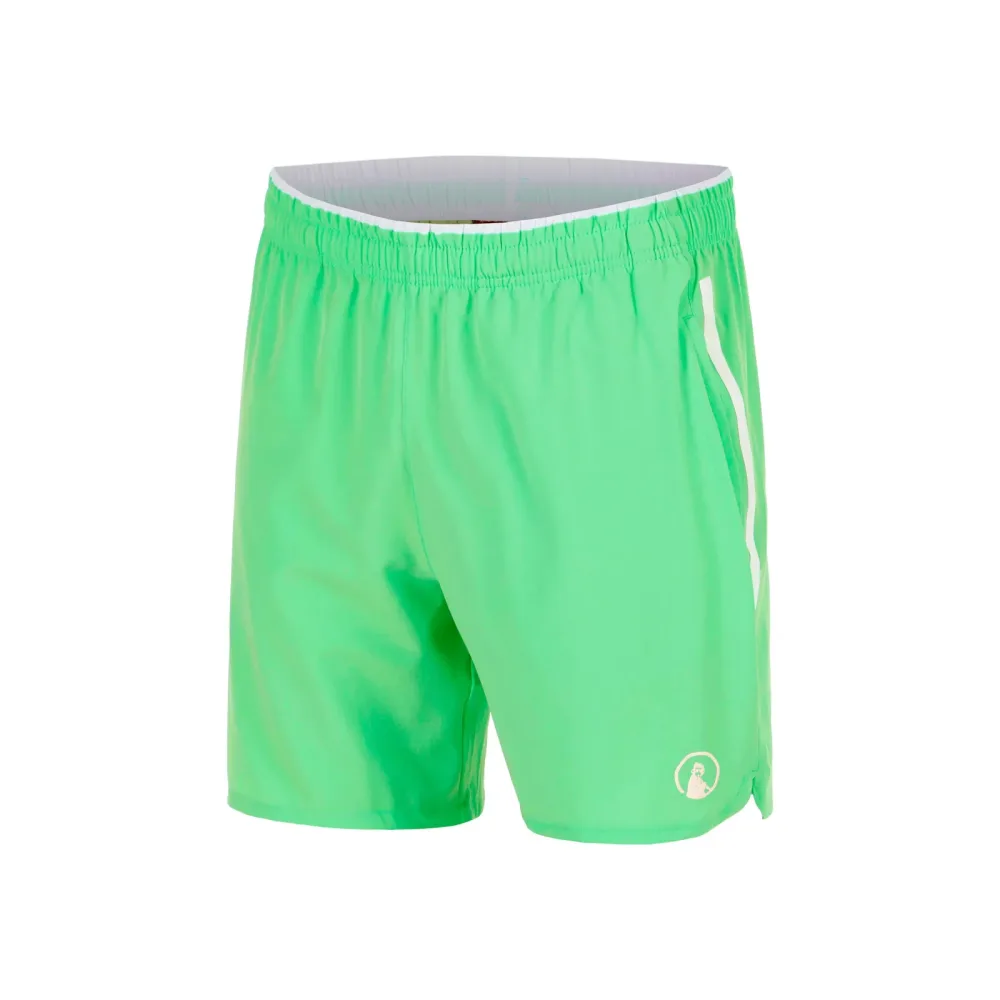 Quiet Please Joy Drop 7in Shorts Herren - grün, weiß