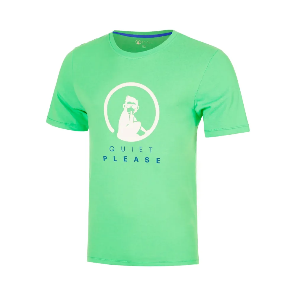 Quiet Please Joy Advantage Logo T-Shirt Jungen - grün, weiß