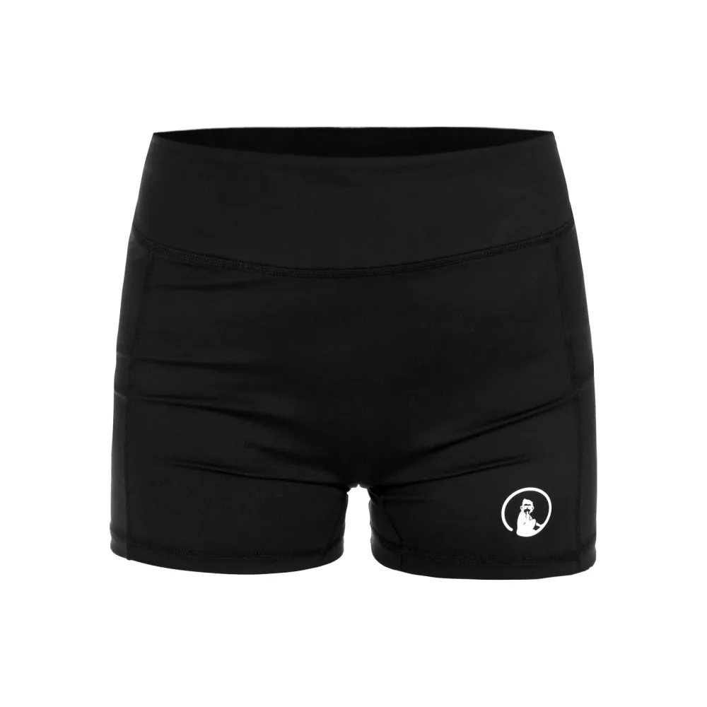 Quiet Please Break Ballshorts Damen-Schwarz,Weiß