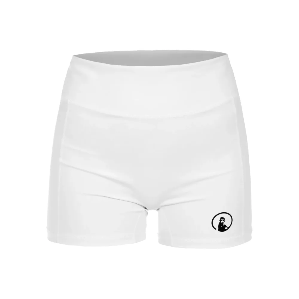 Quiet Please Break Ballshorts Damen-Weiß,Schwarz