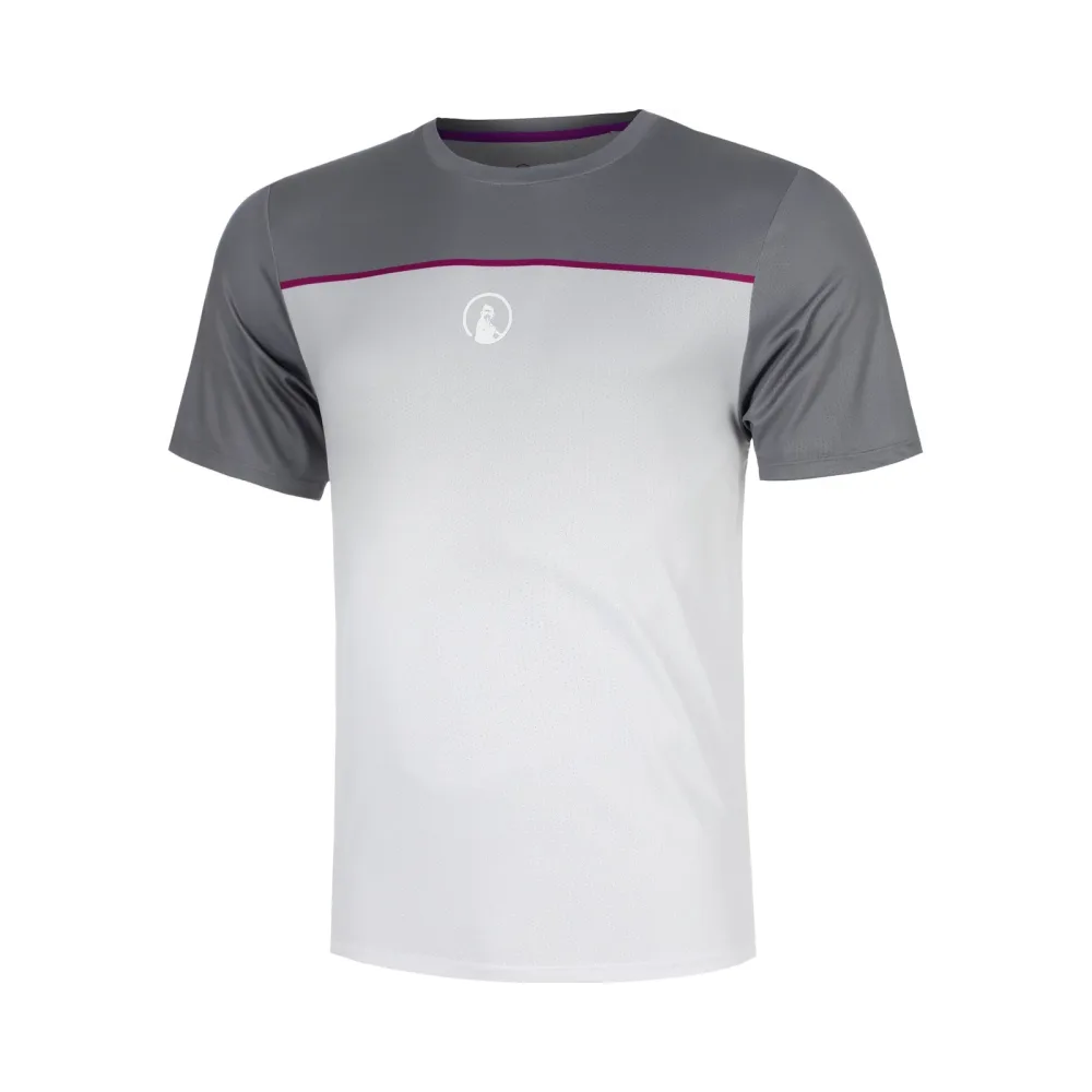 Quiet Please Receiver Faded T-Shirt Jungen - grau, weiß