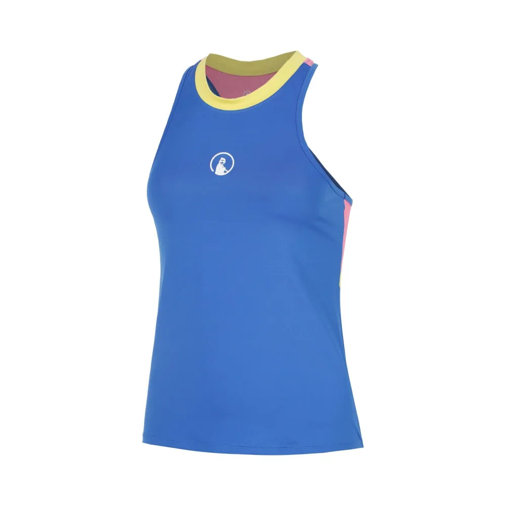Quiet Please Racerback 2.0 Tank-Top Mädchen - blau, weiß