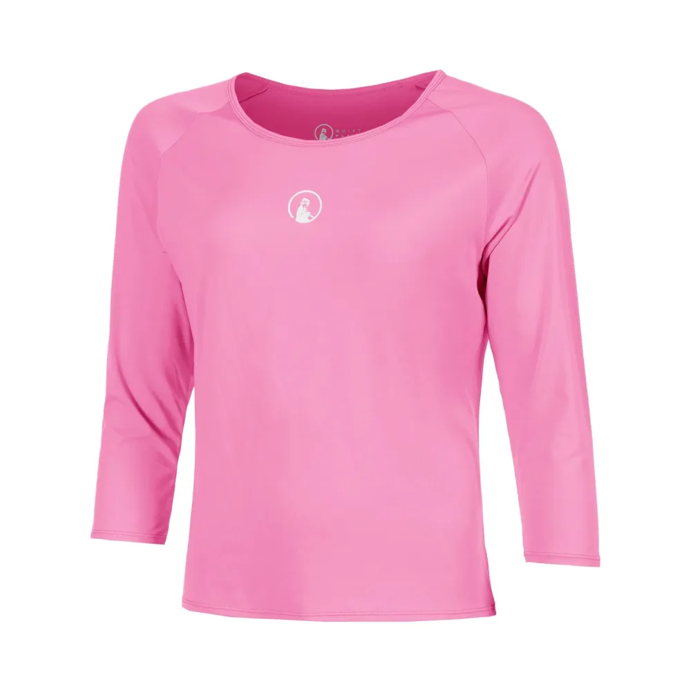 Quiet Please Crush Mixed Longsleeve Mädchen - pink, weiß