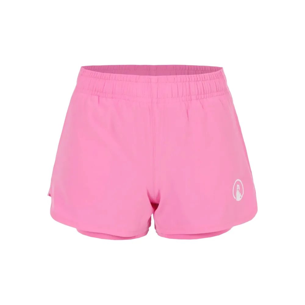 Quiet Please Point 2in1 Shorts Mädchen - pink, weiß