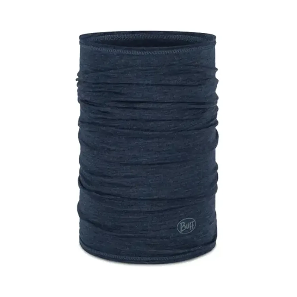 Buff - Schlauchschal, Lightweight Merino Wool Solid, One Size, Dunkelblau