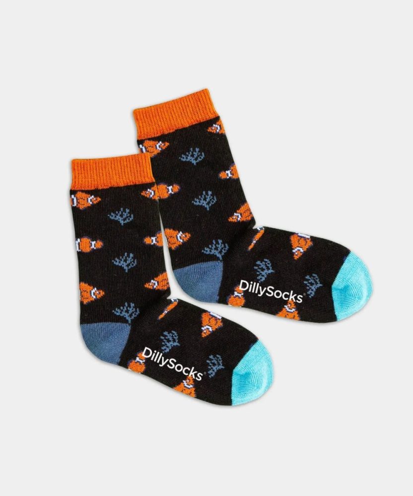 - Kindersocken in Schwarz mit Tiere Tier Motiv/Muster