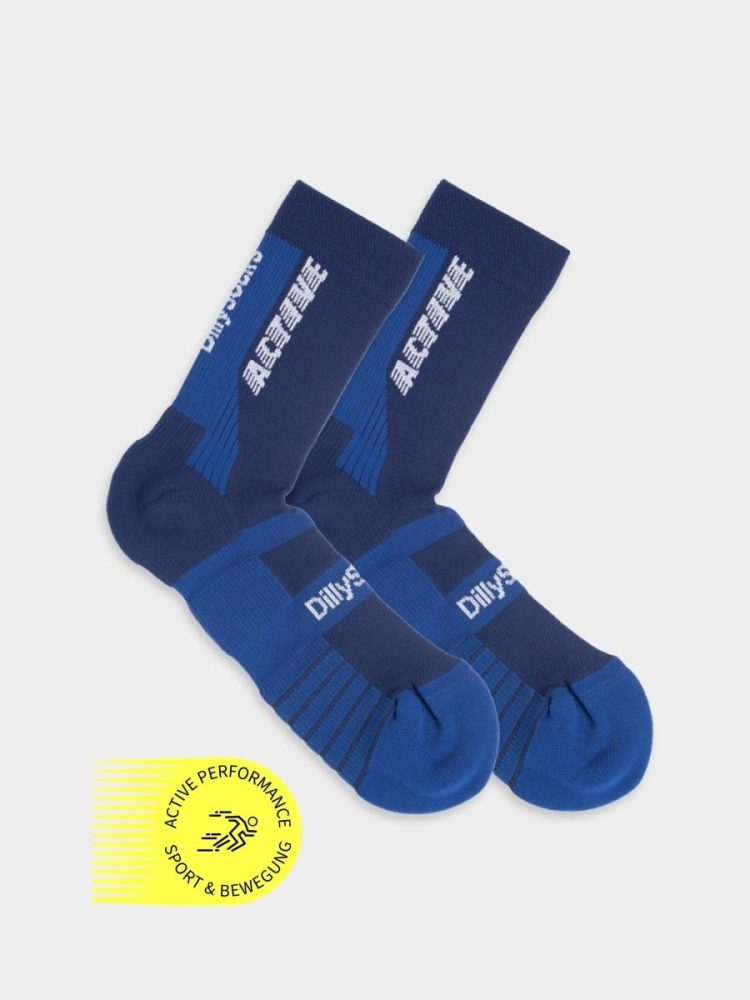 - Sportssocken für Damen Active Ocean Socken | Sportsocken Performancesocken | 35-38 Blau