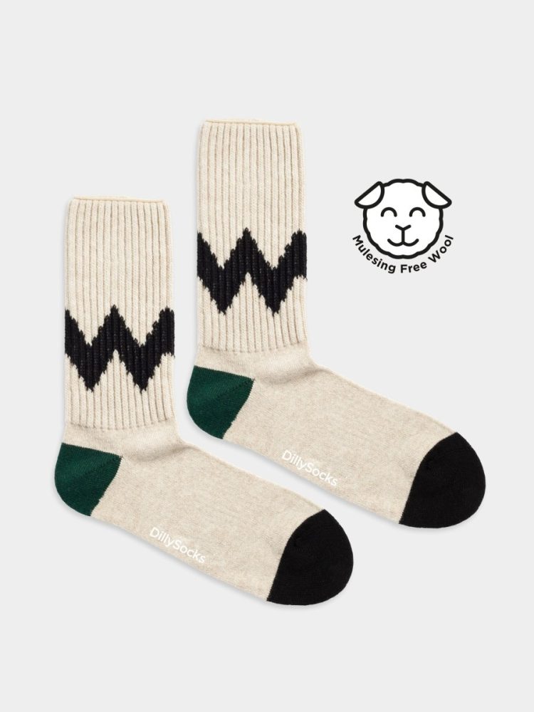 - Wollsocken Damen Cozy Emma | Warme Socken mit Wolle und Kaschmir als Geschenk | Beige 36-40