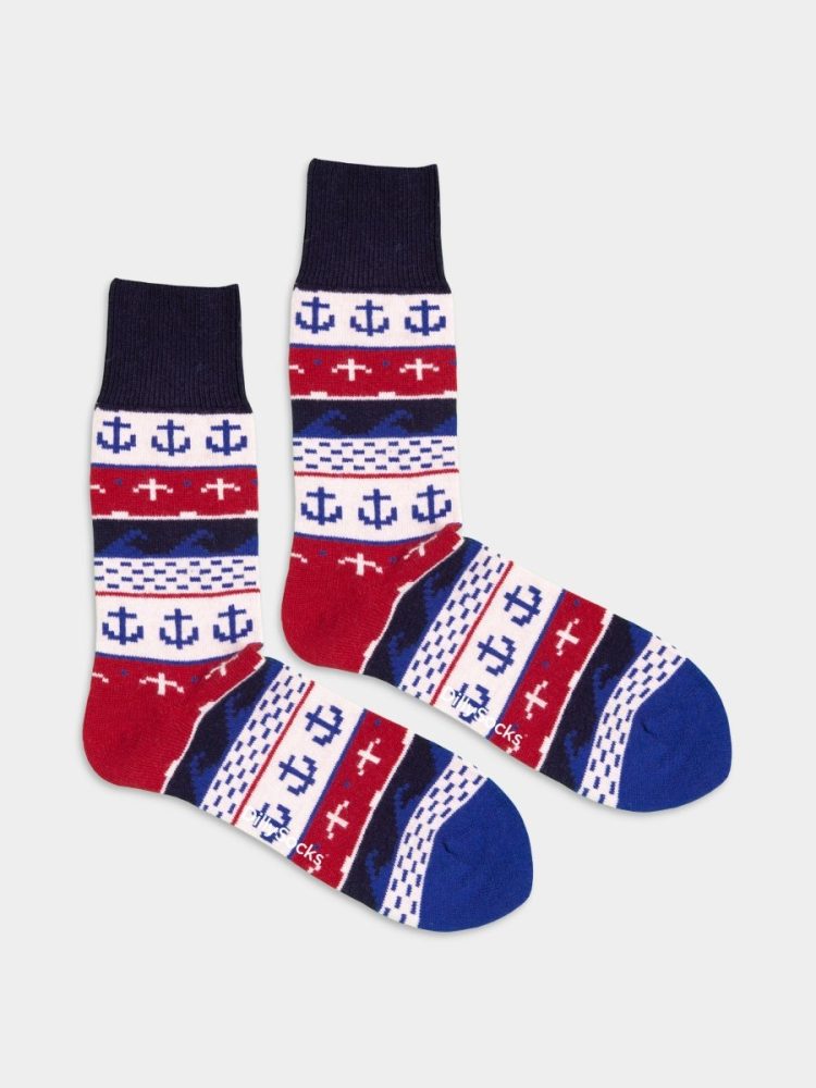 - Wollsocken Damen Cozy Kasper | Warme Socken mit Wolle und Kaschmir als Geschenk | Weiss Blau 36-40