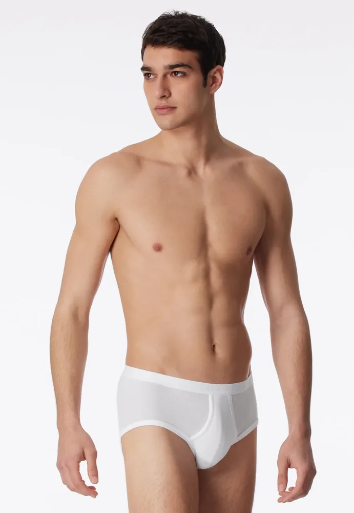 Schiesser - Sportslip Feinripp, für Herren, Weiss, Größe M