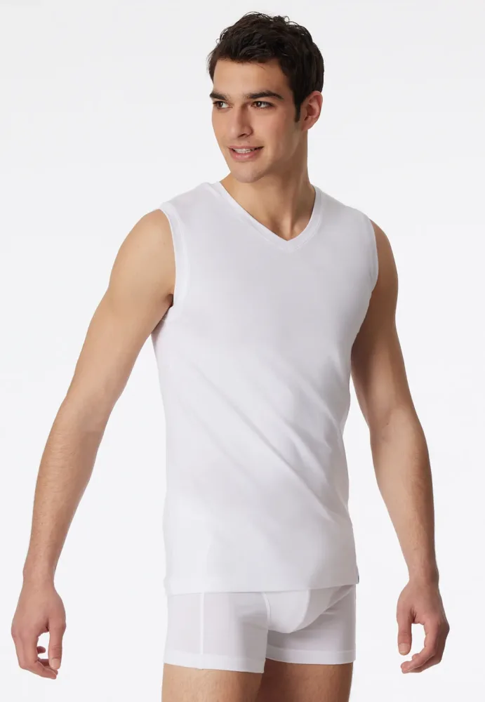 Schiesser - Long Life Cotton TankTop, für Herren, Weiss, Größe XXL