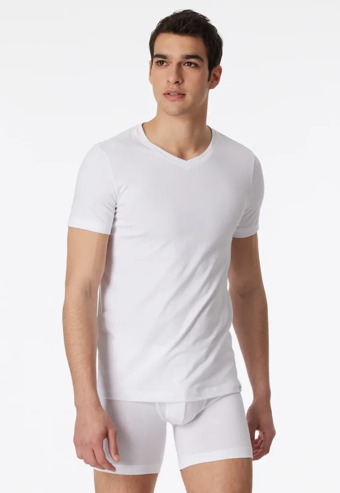 Schiesser - Long Life Cotton T-Shirt, für Herren, Weiss, Größe M