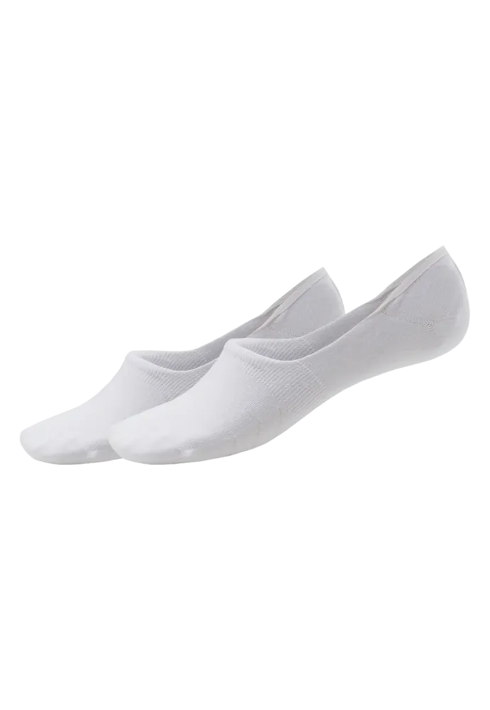 Schiesser Füßlinge 2er-Pack Weiss - Long Life Cool für Herren, Größe 41/42, 69 % Baumwolle, 30 % Polyamid, 1 % Elasthan