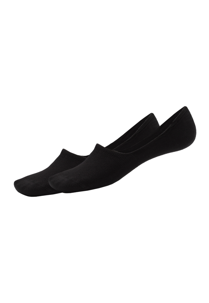 Schiesser Füßlinge Damen 2er-Pack Schwarz - Long Life Cool für Damen, Größe 35/36, 69 % Baumwolle, 30 % Polyamid, 1 % Elasthan