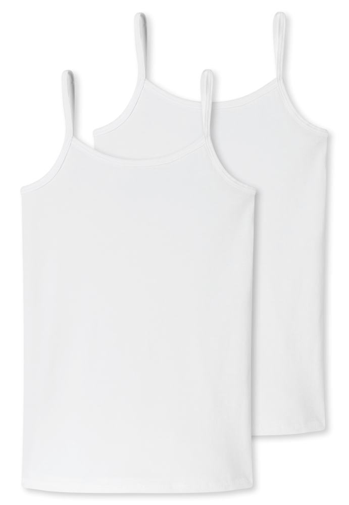 Schiesser - Teen Girls Tops, 164, Weiss