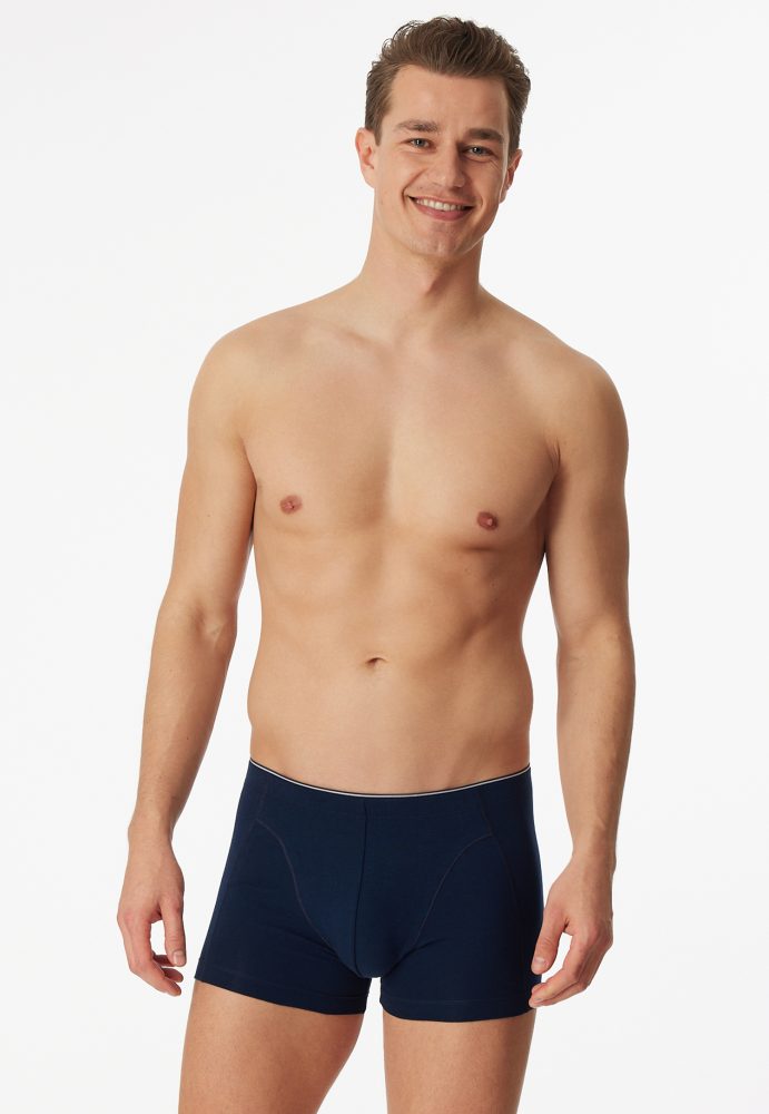 Schiesser Enge Boxershorts Dunkelblau - 95/5 für Herren, Größe 3XL, 95 % Baumwolle, 5 % Elasthan