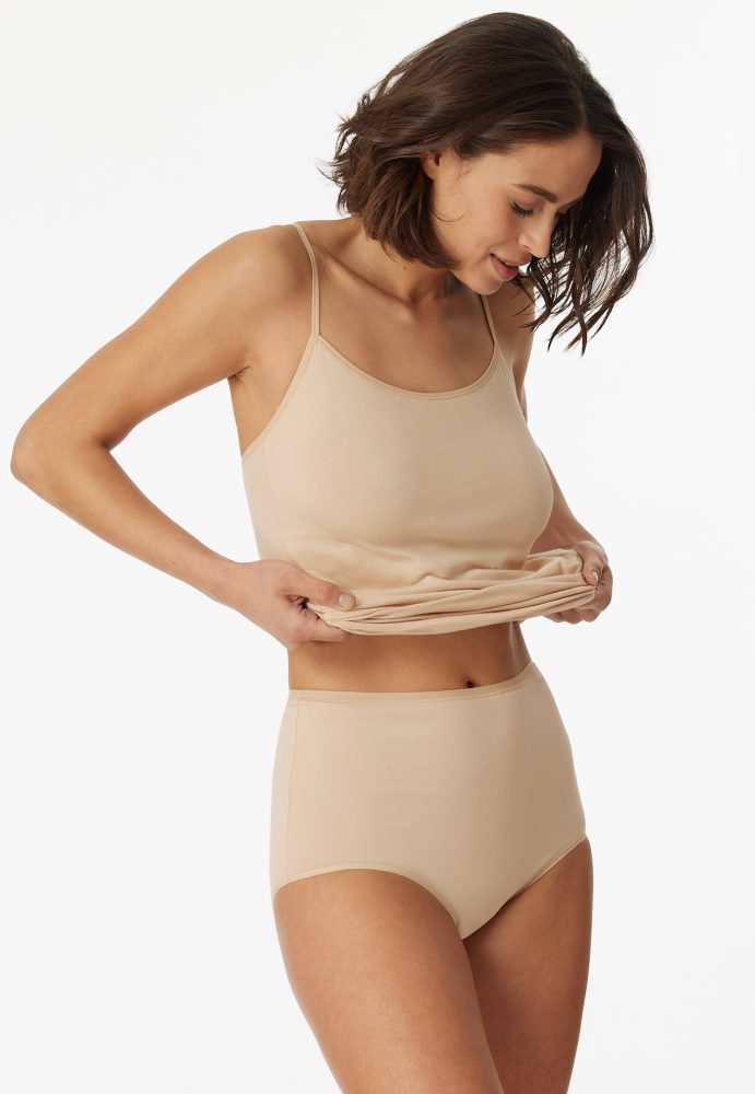 Schiesser - 95/5 Maxi, für Damen, Beige, Größe 42