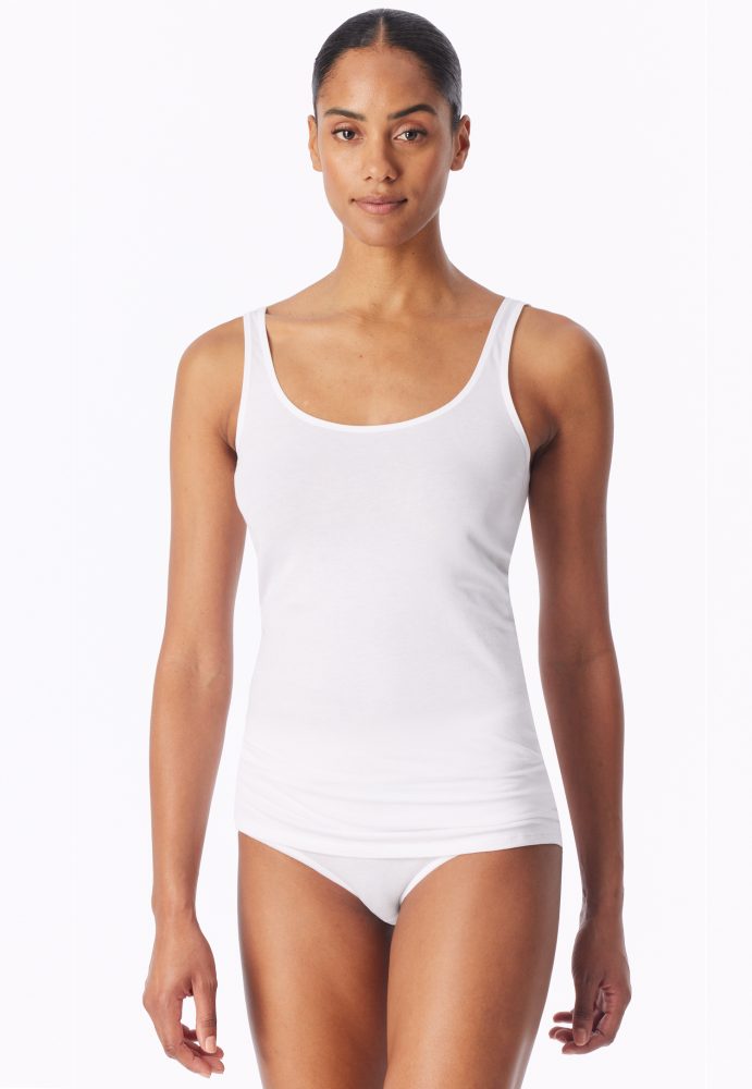 Schiesser - 95/5 Tanktop, für Damen, Weiss, Größe 42