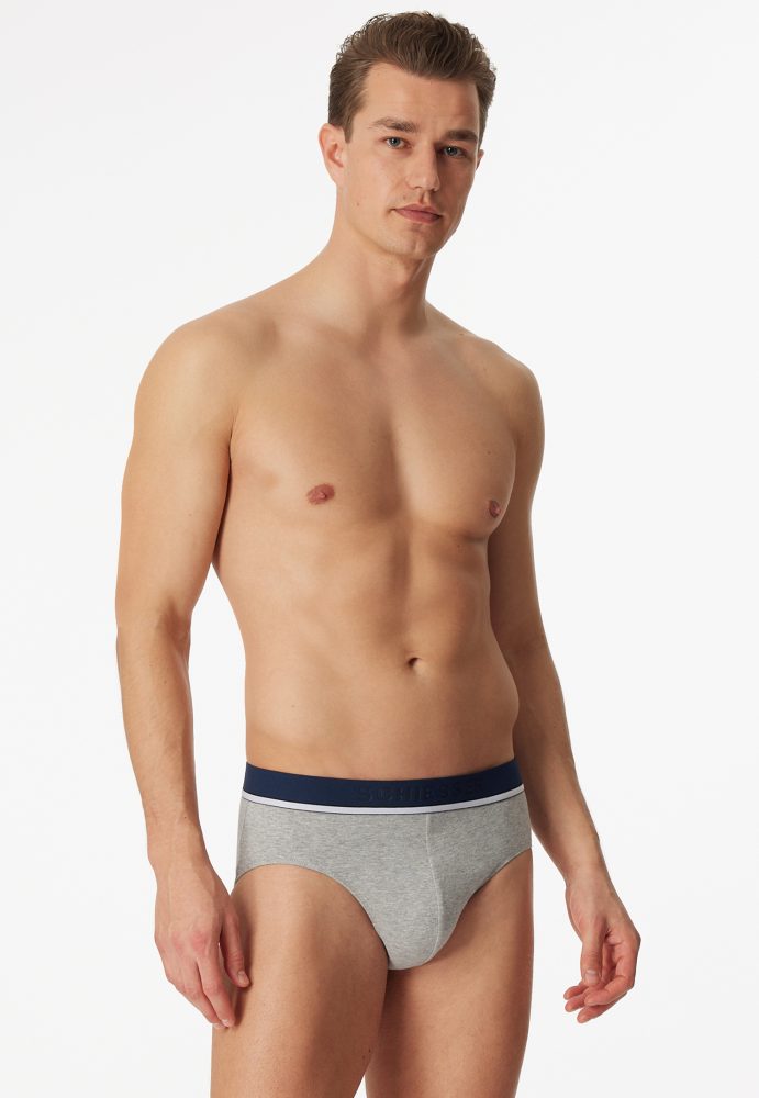 Schiesser Slip 3er-Pack Bunt - 95/5 für Herren, Größe S, 95 % Baumwolle, 5 % Elasthan